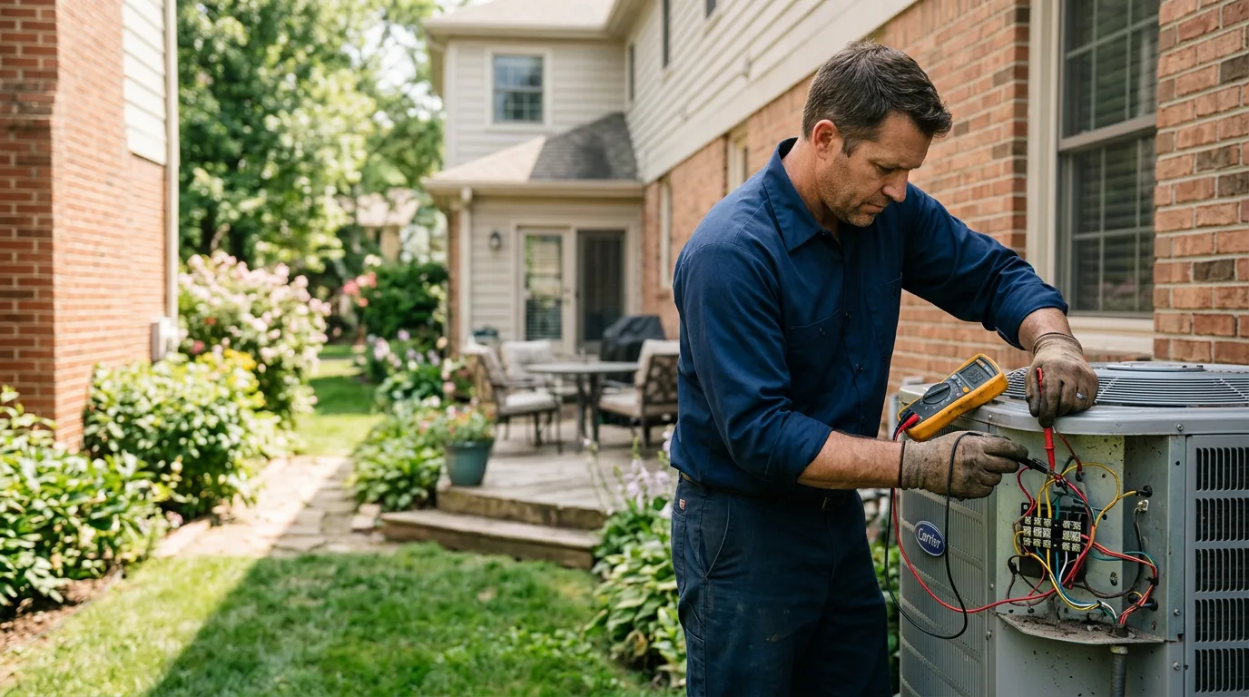 HVAC technician working near Yerkes, KY